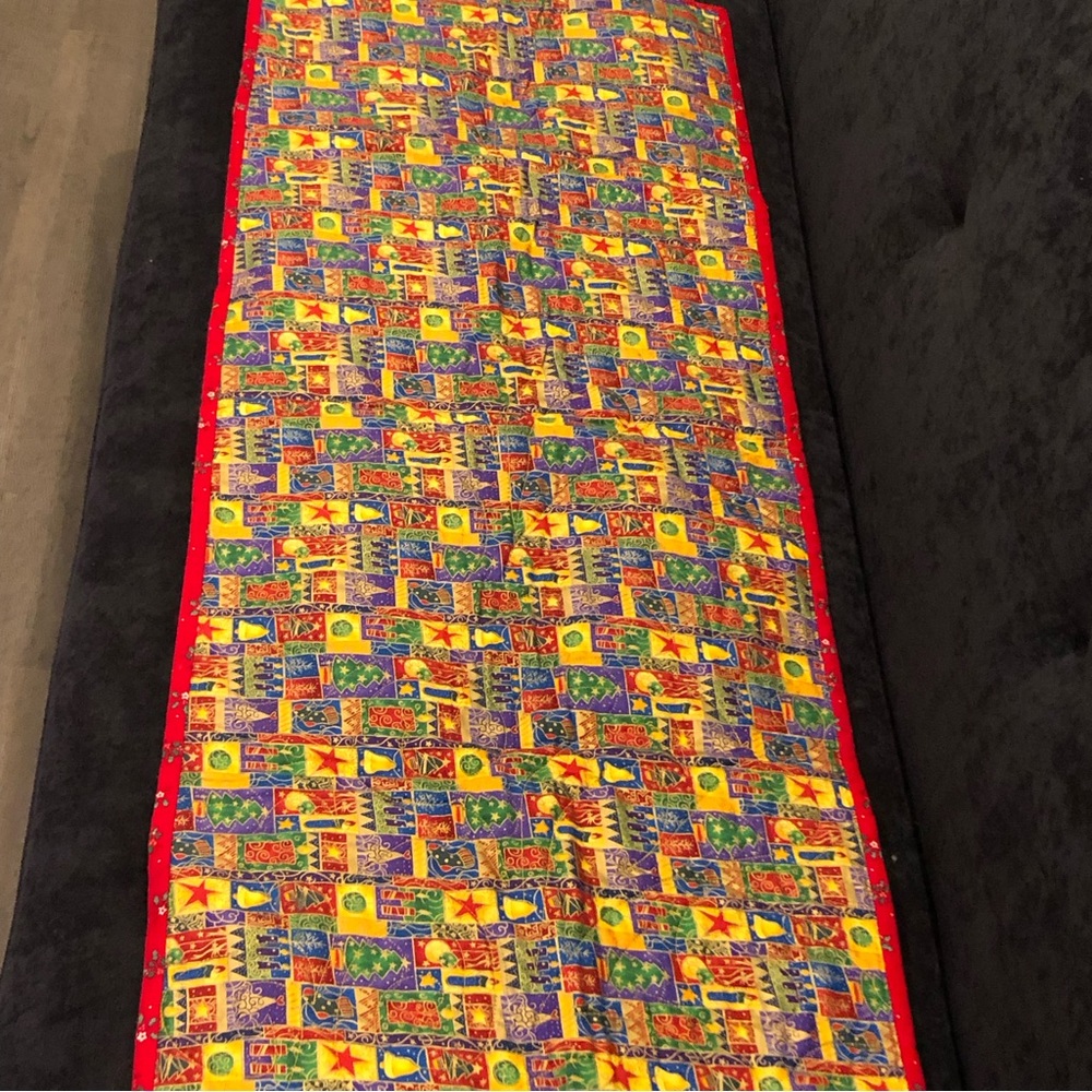 Reversible Christmas Table Runner